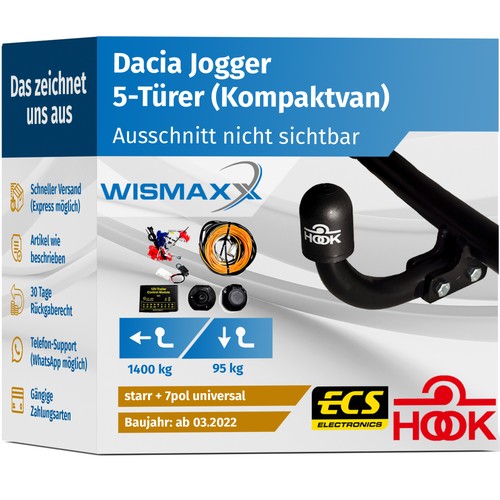 Anhängerkupplung für dacia - anhÄngerkupplung,