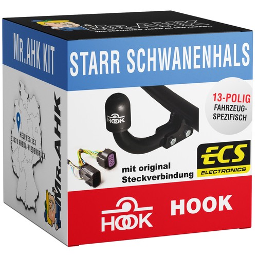 Hook anhängerkupplung starr - hook,